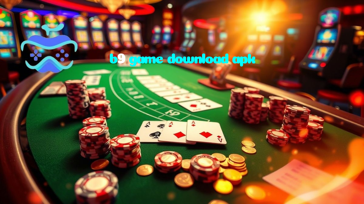 b9 game download apk casino presented on mobile device in Pakistan with slots and live games